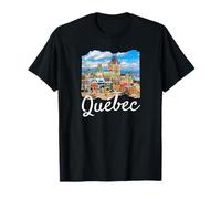 Souvenir retrò del Quebec Canada Souvenir/Quebec Maglietta
