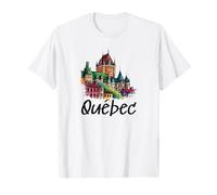 Souvenir retrò del Quebec Canada Souvenir/Quebec Maglietta