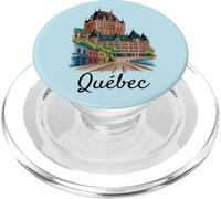 Souvenir retrò del Quebec Canada Souvenir/Quebec PopSockets PopGrip per MagSafe