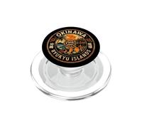 Souvenir retrò di Okinawa Shisa Lion viaggio Isole Ryukyu PopSockets PopGrip per MagSafe
