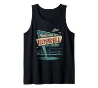 Souvenir retrò di Roswell, New Mexico, UFO Alien 1947 Canotta