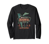 Souvenir retrò di Roswell, New Mexico, UFO Alien 1947 Maglia a Manica