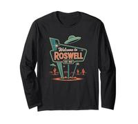 Souvenir retrò di Roswell, New Mexico, UFO Alien 1947 Maglia a Manica
