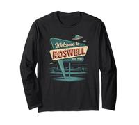 Souvenir retrò di Roswell, New Mexico, UFO Alien 1947 Maglia a Manica