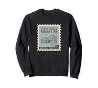Souvenir retrò vintage del parco nazionale delle grandi montagne fumose Felpa