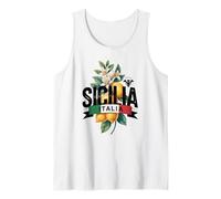 Souvenir Siciliano Limone Arte Italia Orgoglio Sicilia Italia Canotta