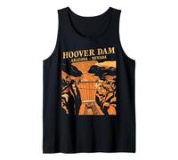 Souvenir Simbolo del Canyon retrò della diga di Hoover, Arizona, Nevada Canotta