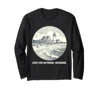 Souvenir sulla Spiaggia del Faro Nazionale di Cape cod Maglia a Manica
