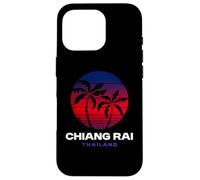 Souvenir tailandese di Chiang Rai Thailandia Retro Tramonto Design Custodia per iPhone 16 Pro
