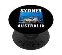Souvenir turistico di Sydney Australia Famoso Opera House Harbour PopSockets PopGrip Adesivo