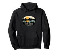 Souvenir Vacanze di Design Monte Bianco Italia Felpa con Cappuccio