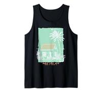 Souvenir Vintage da Giardino Kauai Hawaii Isle Aloha Art Canotta