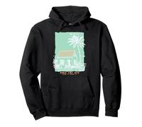 Souvenir Vintage da Giardino Kauai Hawaii Isle Aloha Art Felpa con Cappuccio