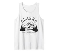 Souvenir Vintage della Natura dell'ultima frontiera Alaska Canotta