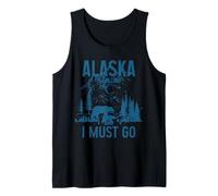 Souvenir Vintage dell'Alaska L'Ultima frontiera Canotta