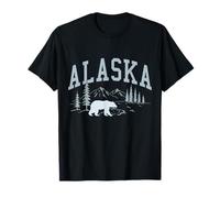 Souvenir Vintage dell'Alaska L'Ultima frontiera Maglietta