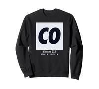 Souvenir Vintage Hometown Pride, Colorado Native CO Felpa