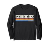 Souvenir vintage retrò Caracas Venezuela Pride Maglia a Manica