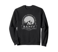 Souvenir Vintage retrò del Parco Nazionale del Canada di Banff Felpa