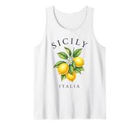 Souvenir Vintage Sicilia Italia Limone per Viaggi Costiera Amalfitana Canotta