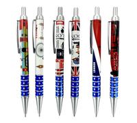 Souvenirs 6 famosi London Landmarks Design Penne - Great British UK Union Jack Pen Inghilterra Collectable Gift Pen