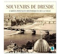 Souvenirs de Dresde: Cartes postales historiques de la ville (Calendrier mural carré 2026 30 x 60 cm (ouvert)) Calendrier double avec une page pour vos prises de notes