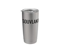 Souvlaki Bicchiere termico in acciaio inox doppia parete