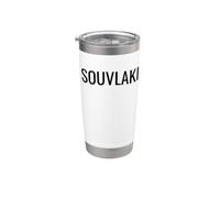 Souvlaki Bicchiere termico in acciaio inox doppia parete