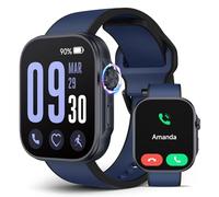 SOUYIE Smartwatch Uomo con Chiamata Bluetooth, Impermeabile 3ATM. 1.99" AMOLED Smart Watch con Monitora Frequenza Cardiaca, Ossigeno Nel Sangue E Sonno. Compatibile con Android E Ios
