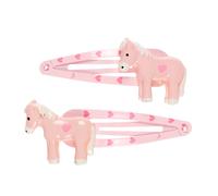 Souza! - Fermagli rosa per capelli con cavallino - 2 pezzi