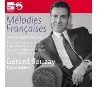 7721842 Audio Cd Gerard Souzay - Melodies Francaises: A French Song Collection (