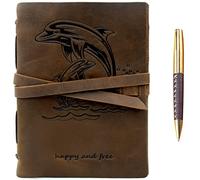 Sovereign-Gear Quaderno Appunti in Pelle Defino - A5 Diario di Viaggio Taccuino Pelle Donna e Uomo Fatto a Mano - Agenda Pelle con Fogli Bianchi - 21 x 15 cm (8" x 6") - Idee per Regali Originali