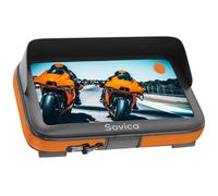 Sovica Porta cellulare moto bici impermeabile custodia con Visiera valida per Sm