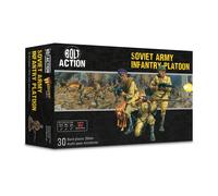SOVIET ARMY INFANTRY PLATOON set di miniature IN PLASTICA warlord games BOLT ACT