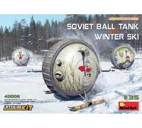 Soviet Ball Tank With Winter Ski Interior Kit (What If Series) 1:35 Model Kit