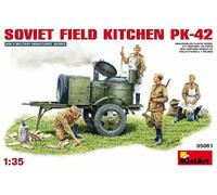 1:35 Miniart Soviet Field Kitchen Kp-42 Kit MIN35061 Modellino