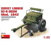 MiniArt Kit modellismo 1:35 Soviet Limber 52-R-353m Mod.1942 MIN35115