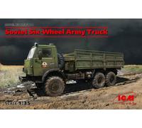 Soviet Six-wheel Army Truck (100% New Molds) 1:35 Plastic Model Kit ICM