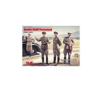Soviet Staff Personnelsmaquette Personaggio Personale ICM 35801 1/35è