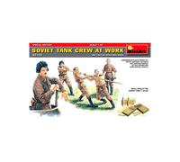 Soviet Tank Crew At Workmaquette Personaggio Work MiniArt 3515