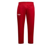Soviet Union Cccp USSR Rosso Pantaloni Tuta Retro Vintage Calcio Palestra Uomo