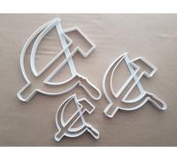 Sovietica Union Martello Falce Forma Biscotti Taglierino Dough Ripieno Sharp