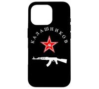 Sovietico Kalashnikov AK-47 Vintage URSS Pistola Russa Stella Rossa Custodia per iPhone 16 Pro