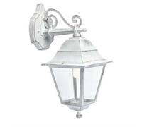 Sovil Illuminazione - Applique lanterna da esterno Old 988/37 E27 Bianco-Argento