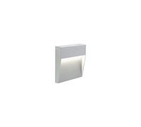 Sovil Illuminazione Applique segna-passo Geo Square semi-incasso da esterno 3W LED 4000K Bianco