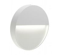 SOVIL ILLUMINAZIONE DA PARETE ESTERNO SEMI INCASSO LED TONDO PICCOLO BIANCO 9915