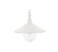 SOVIL ILLUMINAZIONE LAMPADA SOSPENSIONE IN ALLUMINIO PER ESTERNO BIANCO MOD. SPE