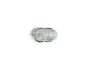 Sovil Illuminazione, PLAFONIERA OVALE PICCOLA CON GABBIA - linea industriale