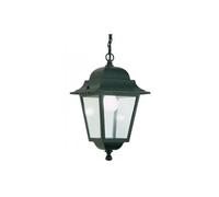 Sovil Illuminazione Sospensione 320/06 Grande Quadrata E27 Lampada Lanterna Nero