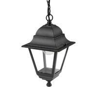 Sovil Lampada a Sospensione Vintage Rustica da Esterno Lanterna da Giardino + catena colore Nero - 955/06 Old